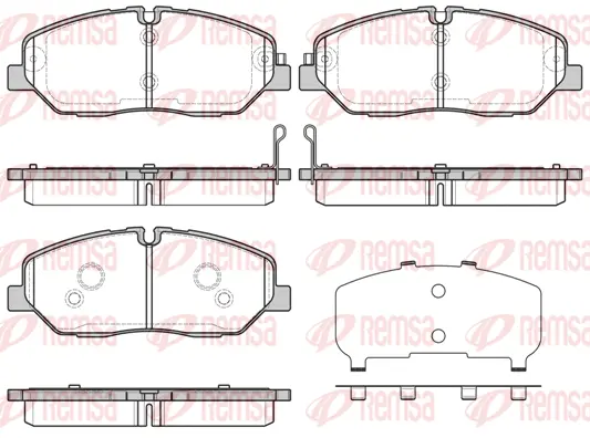 Brake Pad Set, disc brake (1226 32)