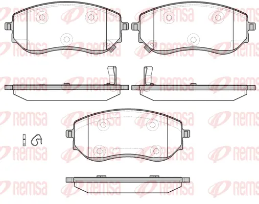 Brake Pad Set, disc brake (1801 02)