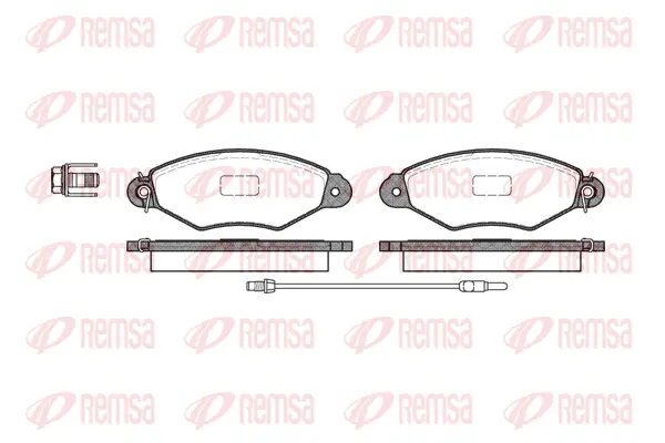 Brake Pad Set, disc brake (0643 01)