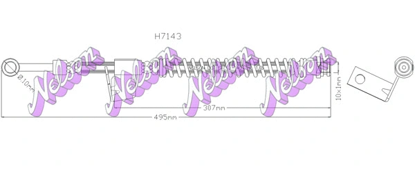 Brake Hose (H7143)