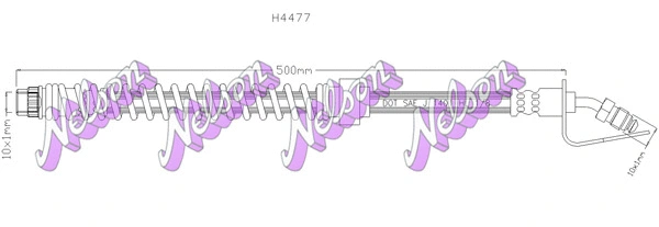 Brake Hose (H4477)