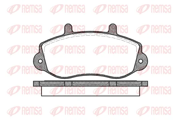 Brake Pad Set, disc brake (0677 00)