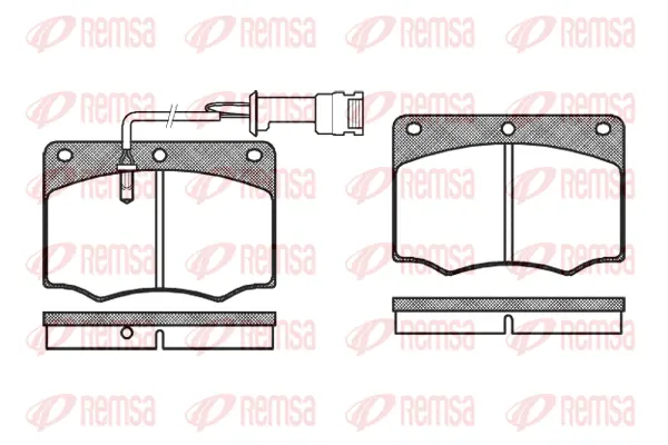 Brake Pad Set, disc brake (0064 02)