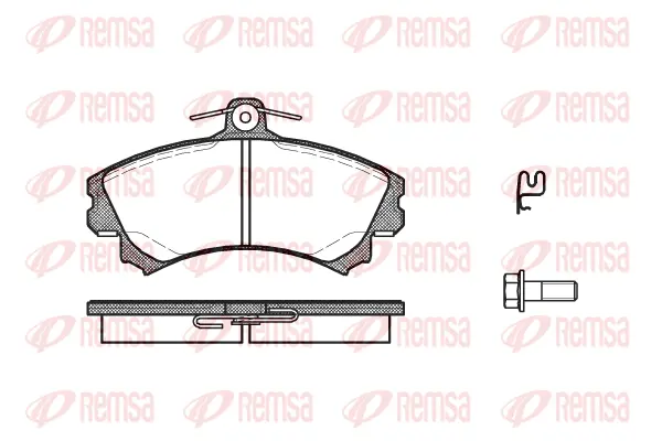 Brake Pad Set, disc brake (0590 21)