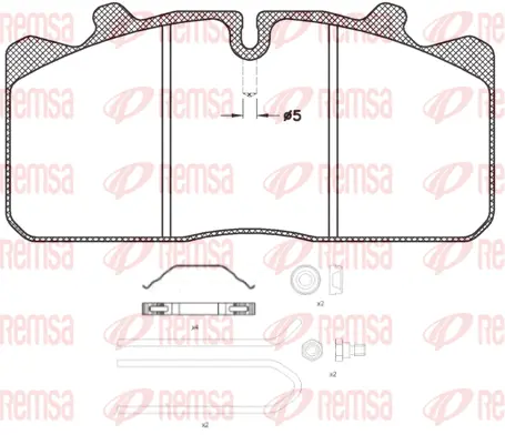 Brake Pad Set, disc brake (JCA658.30)