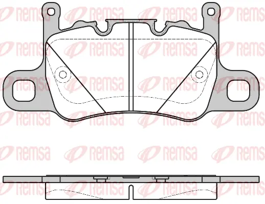 Brake Pad Set, disc brake (1598 00)
