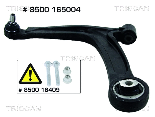 Control/Trailing Arm, wheel suspension (8500 165004)