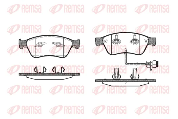 Brake Pad Set, disc brake (1056 12)