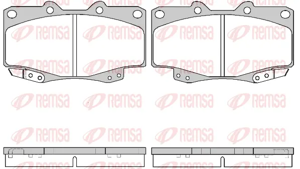 Brake Pad Set, disc brake (0315 22)