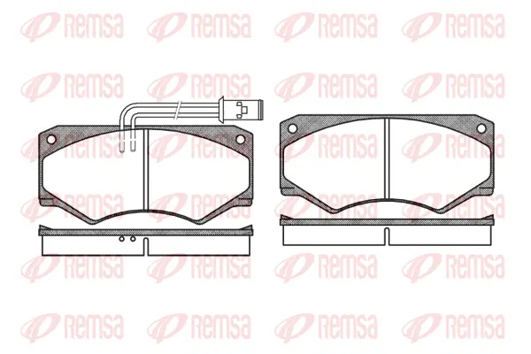 Brake Pad Set, disc brake (0047 22)