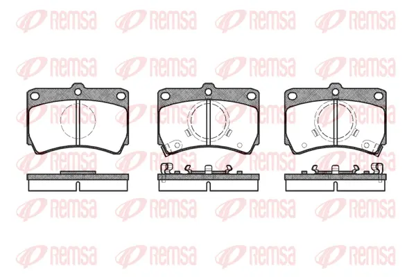 Brake Pad Set, disc brake (0212 02)