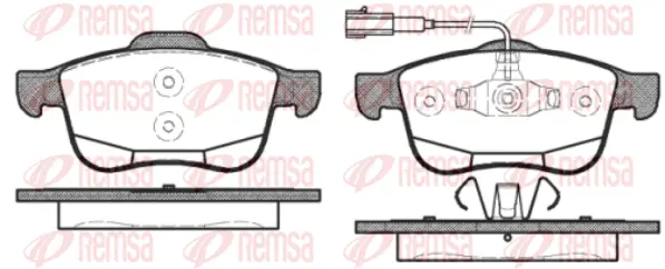 Brake Pad Set, disc brake (1183 12)