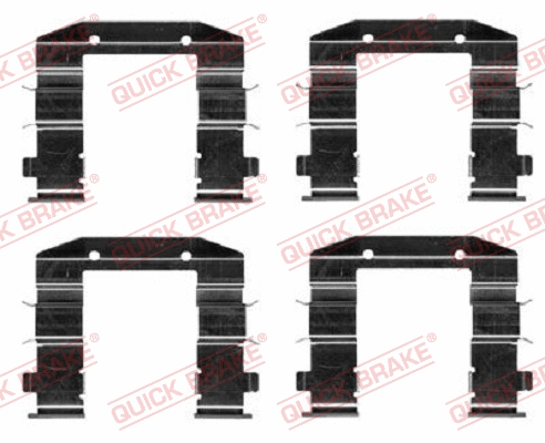 Accessory Kit, disc brake pad (109-0037)