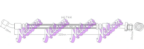 Brake Hose (H6744)