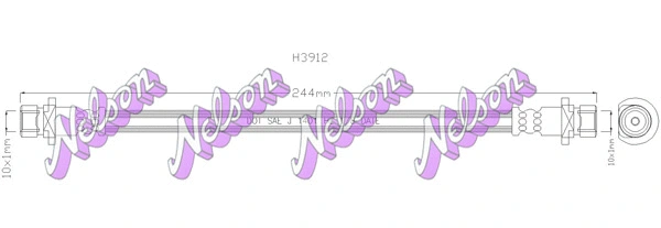 Brake Hose (H3912)