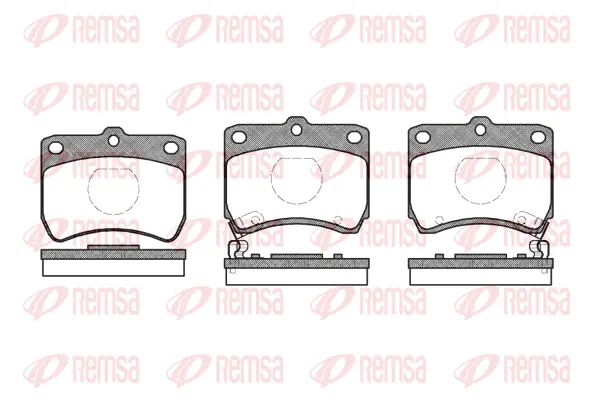Brake Pad Set, disc brake (0271 02)