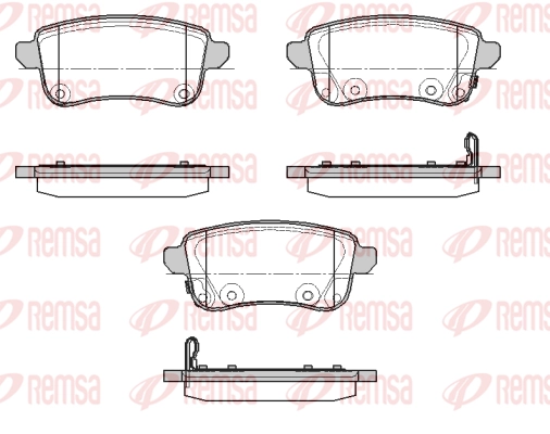 Brake Pad Set, disc brake (1387 02)