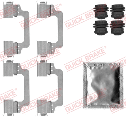 Accessory Kit, disc brake pad (109-1821)