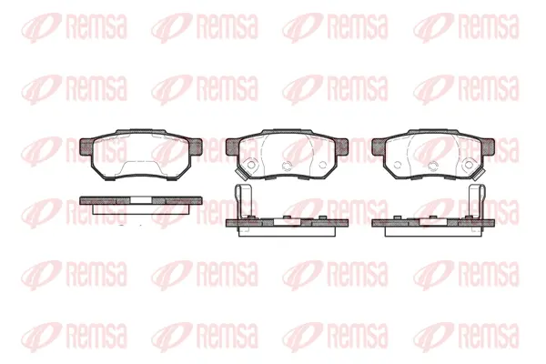 Brake Pad Set, disc brake (0233 64)