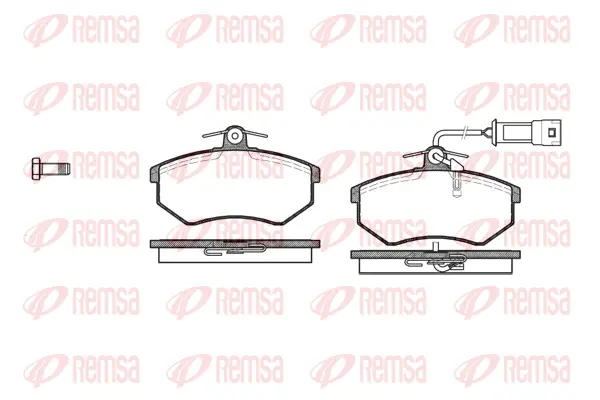 Brake Pad Set, disc brake (0134 12)