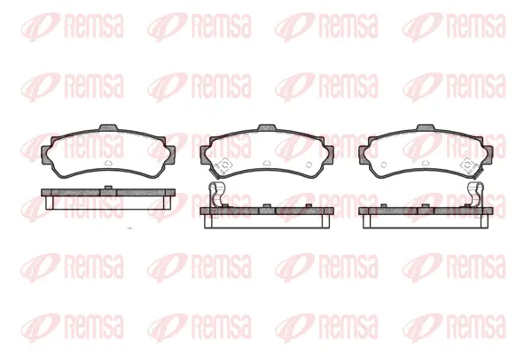 Brake Pad Set, disc brake (0607 02)