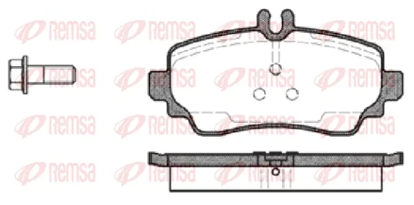 Brake Pad Set, disc brake (0650 00)