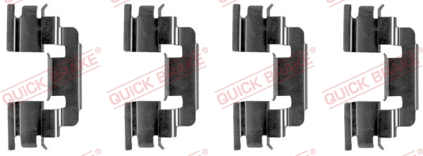 Accessory Kit, disc brake pad (109-1249)