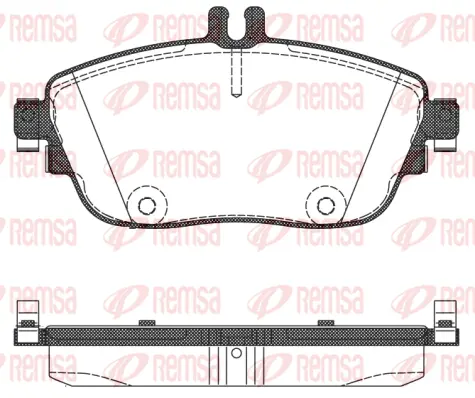 Brake Pad Set, disc brake (1485 08)