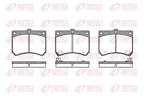 Brake Pad Set, disc brake (0333 02)