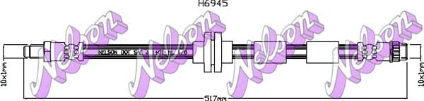Brake Hose (H6945)