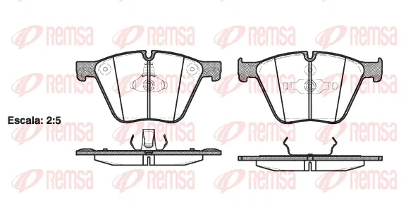 Brake Pad Set, disc brake (1419 00)