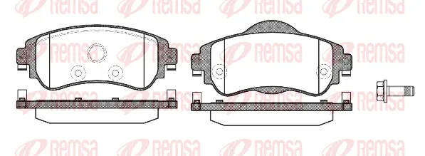 Brake Pad Set, disc brake (1464 08)