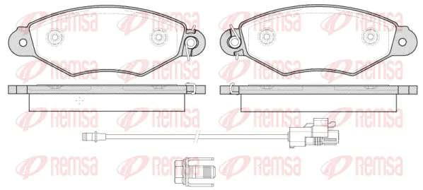 Brake Pad Set, disc brake (0643 30)