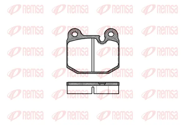 Brake Pad Set, disc brake (0014 10)