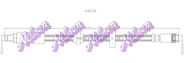 Brake Hose (H4238)