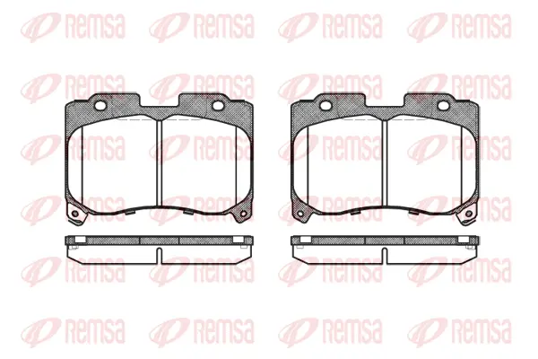 Brake Pad Set, disc brake (0474 04)