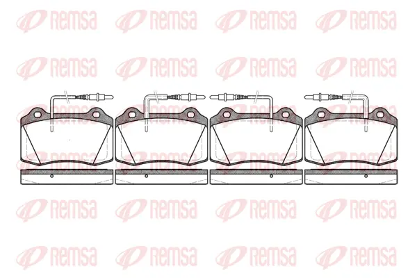 Brake Pad Set, disc brake (0434 14)