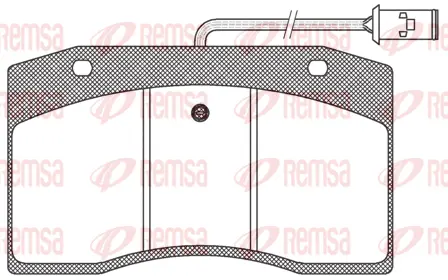 Brake Pad Set, disc brake (JCA400.40)