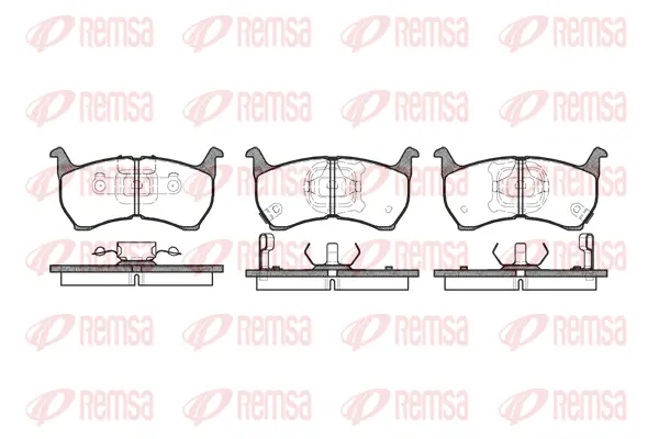 Brake Pad Set, disc brake (0164 02)