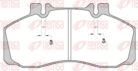 Brake Pad Set, disc brake (JCA245.20)