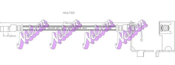Brake Hose (H6678Q)