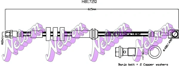 Brake Hose (H8172Q)