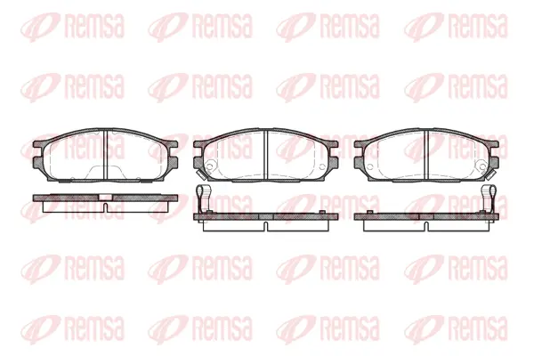 Brake Pad Set, disc brake (0362 02)
