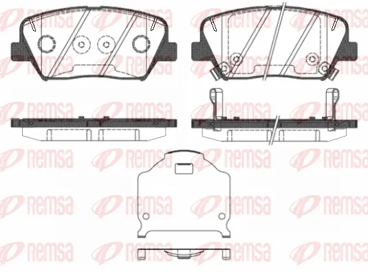 Brake Pad Set, disc brake (1412 02)