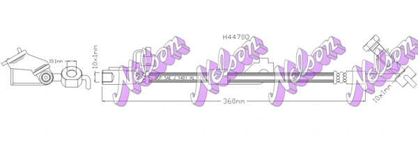Brake Hose (H4470Q)