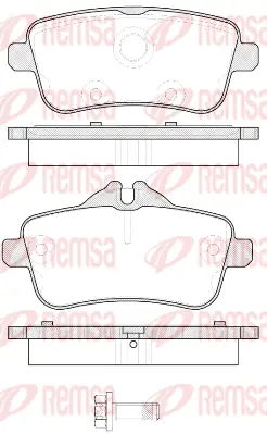 Brake Pad Set, disc brake (1503 00)