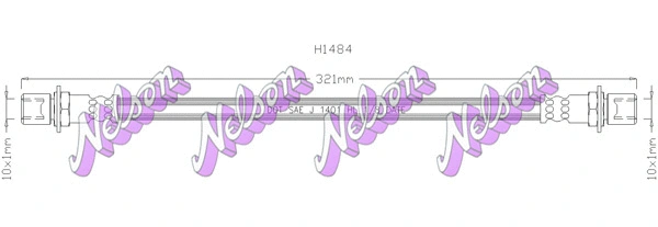 Brake Hose (H1484)