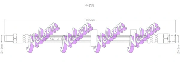 Brake Hose (H4158)