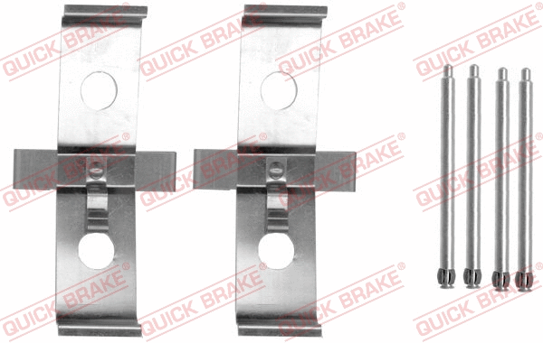 Accessory Kit, disc brake pad (109-1674)