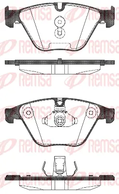 Brake Pad Set, disc brake (1496 00)